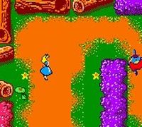 une photo d'Ã©cran de Alice in Wonderland sur Nintendo Game Boy Color